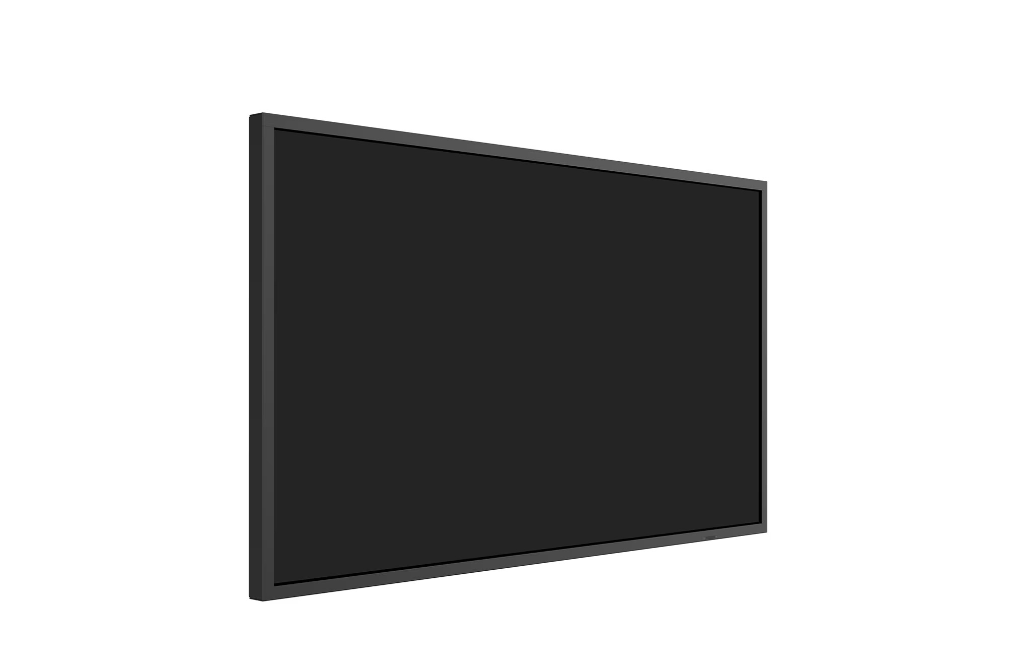 LG 32UL5Q-M infoskærm – set skråt fra modsat side