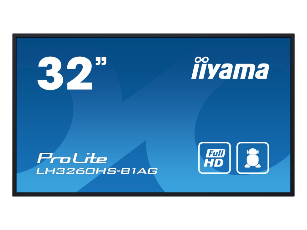 iiyama ProLite LH3260HS-B1AG infoskærm – forfra