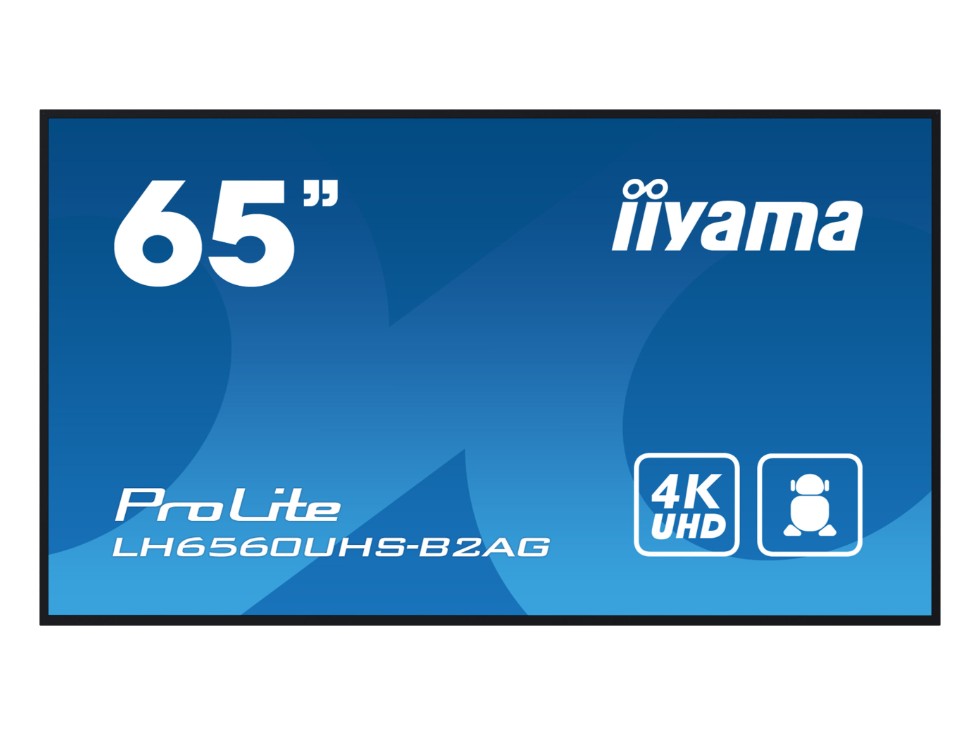 iiyama ProLite LH6560UHS-B2AG infoskærm – forfra